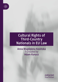 Cover of the book Cultural Rights of Third-Country Nationals in EU Law