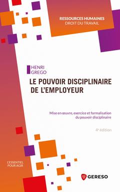 Cover of the book Le pouvoir disciplinaire de l'employeur
