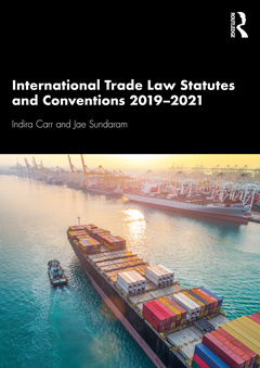 Couverture de l’ouvrage International Trade Law Statutes and Conventions 2019-2021