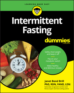Couverture de l’ouvrage Intermittent Fasting For Dummies