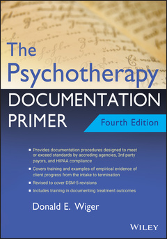 Couverture de l’ouvrage The Psychotherapy Documentation Primer