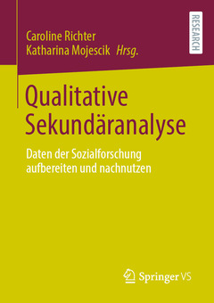 Couverture de l’ouvrage Qualitative Sekundäranalysen