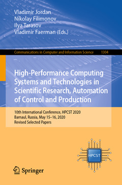 Couverture de l’ouvrage High-Performance Computing Systems and Technologies in Scientific Research, Automation of Control and Production