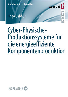 Cover of the book Cyber-physische Produktionssysteme für die energieeffiziente Komponentenproduktion