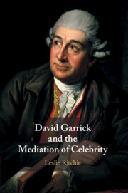 Couverture de l’ouvrage David Garrick and the Mediation of Celebrity