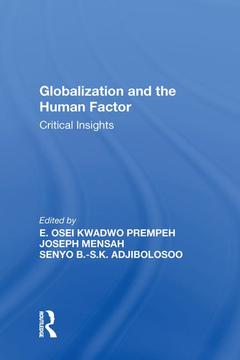 Couverture de l’ouvrage Globalization and the Human Factor