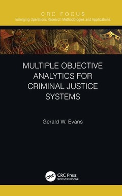 Cover of the book Multiple Objective Analytics for Criminal Justice Systems