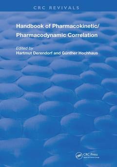 Couverture de l’ouvrage Handbook of Pharmacokinetic/Pharmacodynamic Correlation