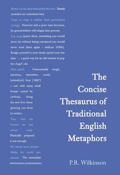 Couverture de l’ouvrage Concise Thesaurus of Traditional English Metaphors