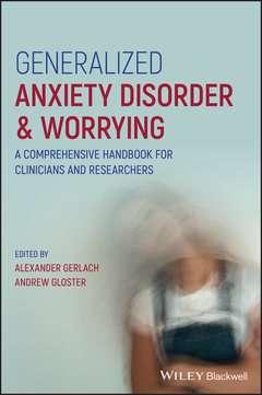 Couverture de l’ouvrage Generalized Anxiety Disorder and Worrying