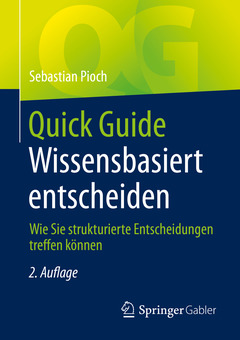 Couverture de l’ouvrage Quick Guide Wissensbasiert entscheiden