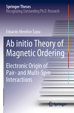 Couverture de l’ouvrage Ab initio Theory of Magnetic Ordering