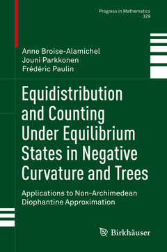 Couverture de l’ouvrage Equidistribution and Counting Under Equilibrium States in Negative Curvature and Trees