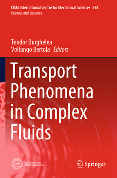 Couverture de l’ouvrage Transport Phenomena in Complex Fluids