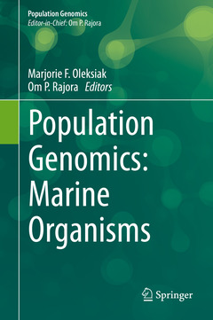 Couverture de l’ouvrage Population Genomics: Marine Organisms