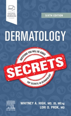 Couverture de l’ouvrage Dermatology Secrets