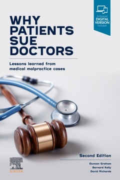 Couverture de l’ouvrage Why Patients Sue Doctors