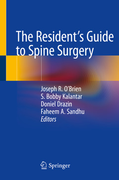 Couverture de l’ouvrage The Resident's Guide to Spine Surgery