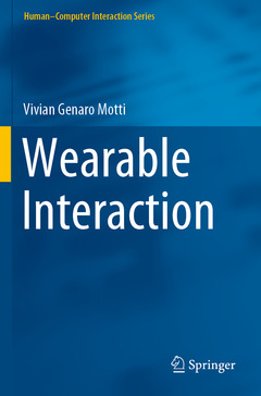 Couverture de l’ouvrage Wearable Interaction