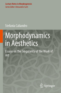 Couverture de l’ouvrage Morphodynamics in Aesthetics