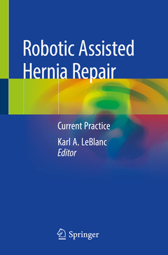 Couverture de l’ouvrage Robotic Assisted Hernia Repair
