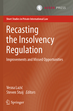 Couverture de l’ouvrage Recasting the Insolvency Regulation