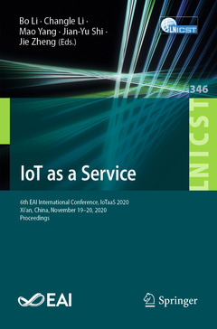 Couverture de l’ouvrage IoT as a Service