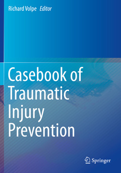 Couverture de l’ouvrage Casebook of Traumatic Injury Prevention