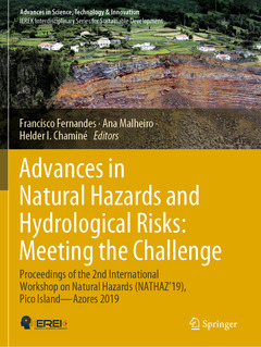 Cover of the book Advances in Natural Hazards and Hydrological Risks: Meeting the Challenge