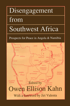 Couverture de l’ouvrage Disengagement from Southwest Africa