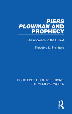 Couverture de l’ouvrage Piers Plowman and Prophecy