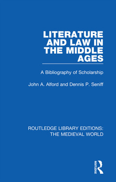Cover of the book Literature and Law in the Middle Ages