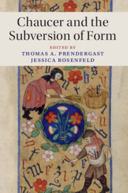Couverture de l’ouvrage Chaucer and the Subversion of Form