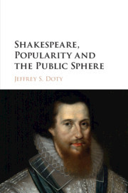 Couverture de l’ouvrage Shakespeare, Popularity and the Public Sphere