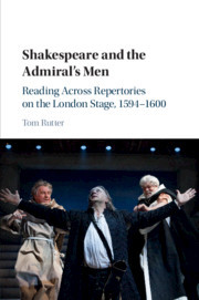 Couverture de l’ouvrage Shakespeare and the Admiral's Men