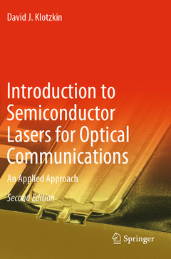 Couverture de l’ouvrage Introduction to Semiconductor Lasers for Optical Communications