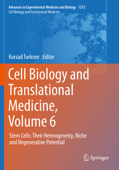 Couverture de l’ouvrage Cell Biology and Translational Medicine, Volume 6