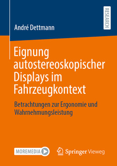 Couverture de l’ouvrage Eignung autostereoskopischer Displays im Fahrzeugkontext