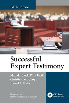 Couverture de l’ouvrage Successful Expert Testimony