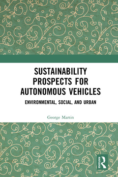 Couverture de l’ouvrage Sustainability Prospects for Autonomous Vehicles