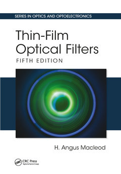 Couverture de l’ouvrage Thin-Film Optical Filters