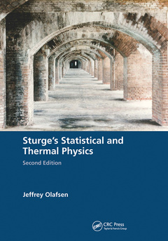 Couverture de l’ouvrage Sturge's Statistical and Thermal Physics, Second Edition
