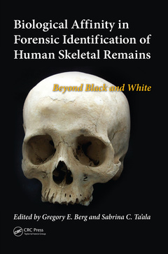Couverture de l’ouvrage Biological Affinity in Forensic Identification of Human Skeletal Remains