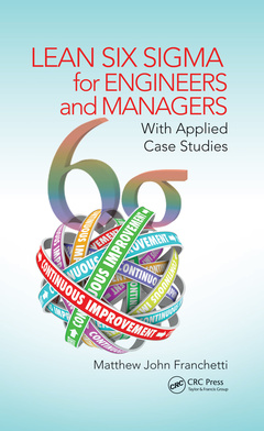 Couverture de l’ouvrage Lean Six Sigma for Engineers and Managers