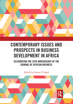 Couverture de l’ouvrage Contemporary Issues and Prospects in Business Development in Africa