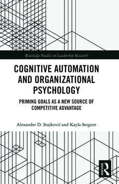 Couverture de l’ouvrage Cognitive Automation and Organizational Psychology