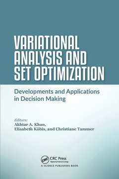 Couverture de l’ouvrage Variational Analysis and Set Optimization