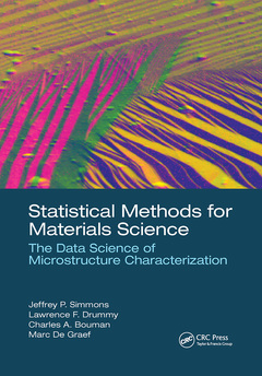 Couverture de l’ouvrage Statistical Methods for Materials Science
