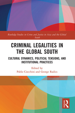 Couverture de l’ouvrage Criminal Legalities in the Global South