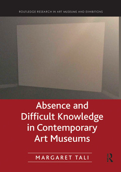 Couverture de l’ouvrage Absence and Difficult Knowledge in Contemporary Art Museums
